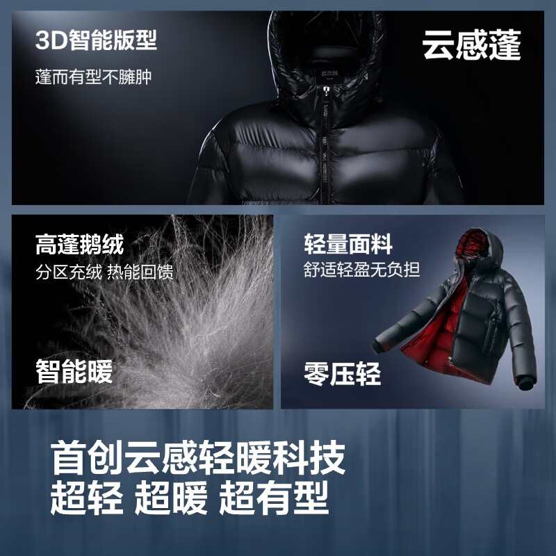 波司登男女同款加厚泡芙羽绒服B250243120 999元 - 86线报