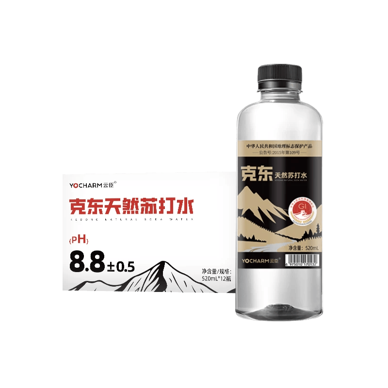 云臣克东天然弱碱苏打水PH8.8±520ml×4瓶 4.3元 - 86线报