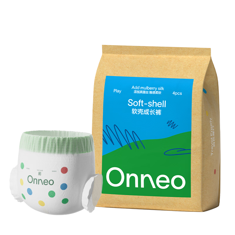 onneo软壳桑蚕丝纸尿裤XL码4片 1.98元 - 86线报