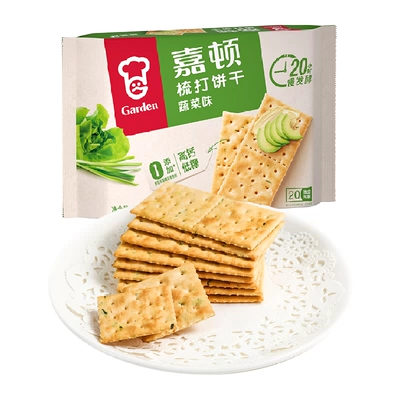 嘉顿苏打饼干代餐蔬菜梳打香葱咸味小吃460g 8.43元 - 86线报