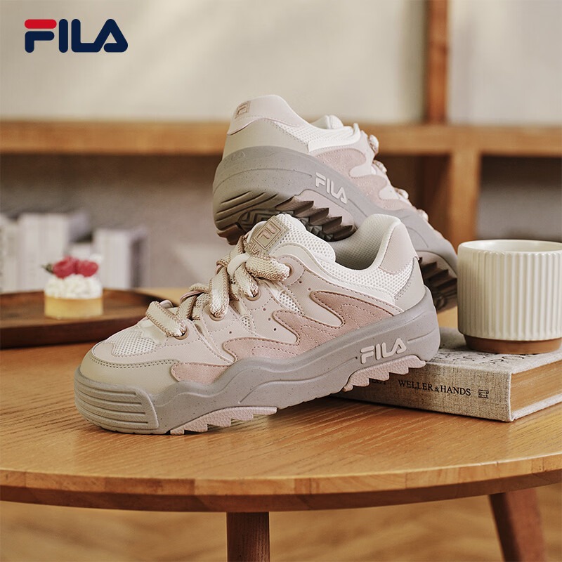 FILA 斑斓鞋|斐乐官方板鞋女鞋透气休闲厚底增高鞋城市漫步鞋 308.22元 - 86线报
