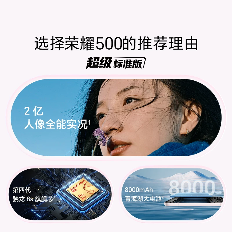 荣耀500焕新版5G手机12+256G 1820.64元 - 86线报