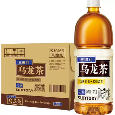 三得利无糖茉莉乌龙茶饮料整箱原味1250ml6瓶 30.29元 - 86线报 三得利无糖茉莉乌龙茶饮料整箱原味1250ml6瓶 30.29元 - 86线报