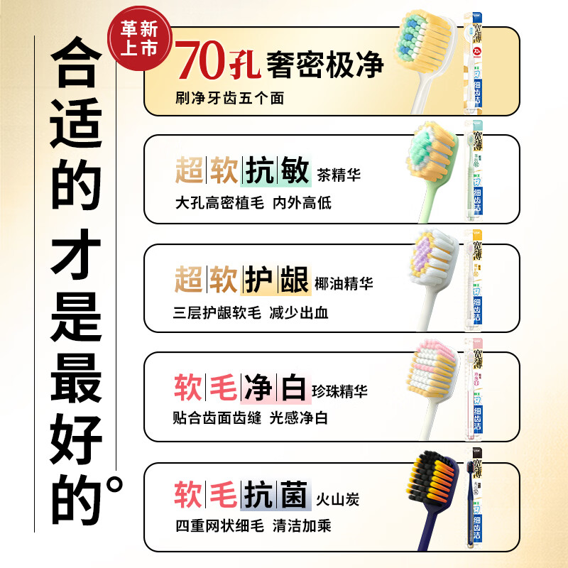 狮王细齿洁宽薄火山炭牙刷2支装 11.7元 - 86线报
