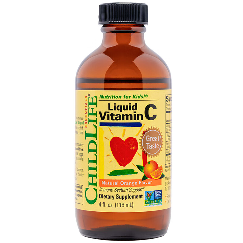 CHILDLIFE童年时光维生素C婴幼儿液体甜橙26年10月118ml*2瓶 35元 - 86线报 CHILDLIFE童年时光维生素C婴幼儿液体甜橙26年10月118ml*2瓶 35元 - 86线报
