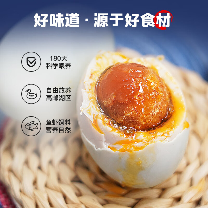 秦邮咸鸭蛋1.3kg(65g*20枚)礼盒 35.42元 - 86线报