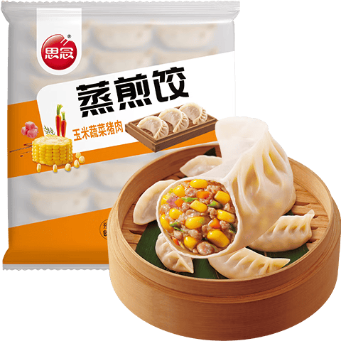 思念玉米蔬菜猪肉蒸煎饺1kg约50只 76.44元 - 86线报 思念玉米蔬菜猪肉蒸煎饺1kg约50只 76.44元 - 86线报