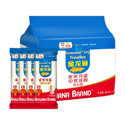 金龙鱼家常鸡蛋挂面组合装800g×4袋 13.99元 - 86线报
