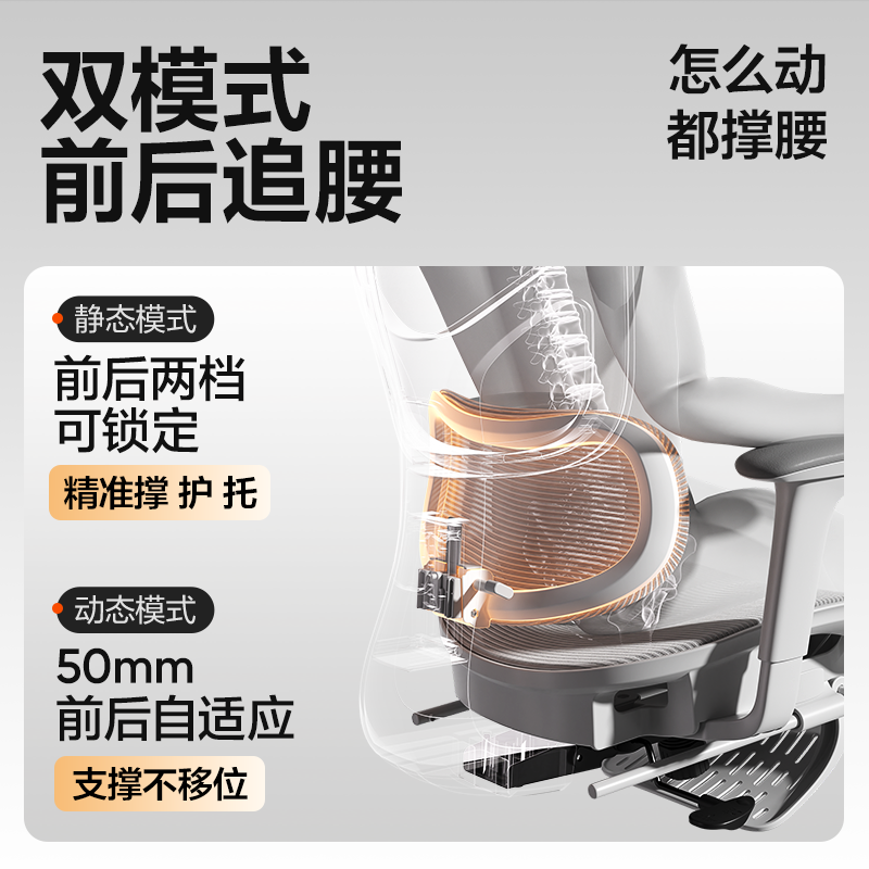 网易严选小蛮腰S9MAX人体工学椅电脑椅子家用办公宿舍学习电竞椅 596元 - 86线报