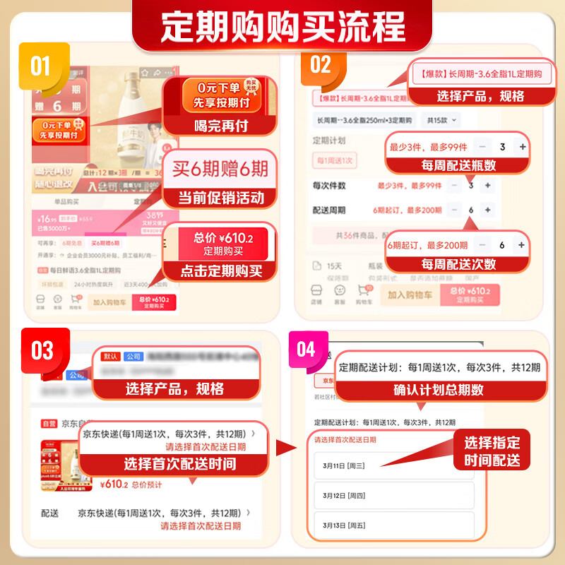 每日鲜语鲜牛奶1L1瓶定期购 12.1元 - 线报酷
