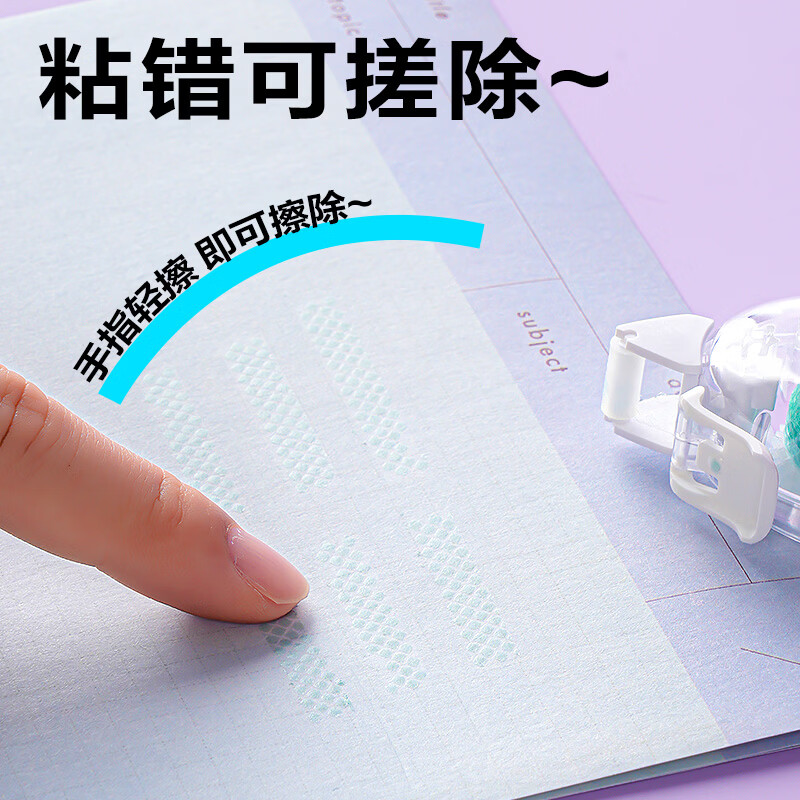 得力 修正带点状双面胶带 可擦除式点点胶 5支 9.19元 需买2件 需用券 - 86线报