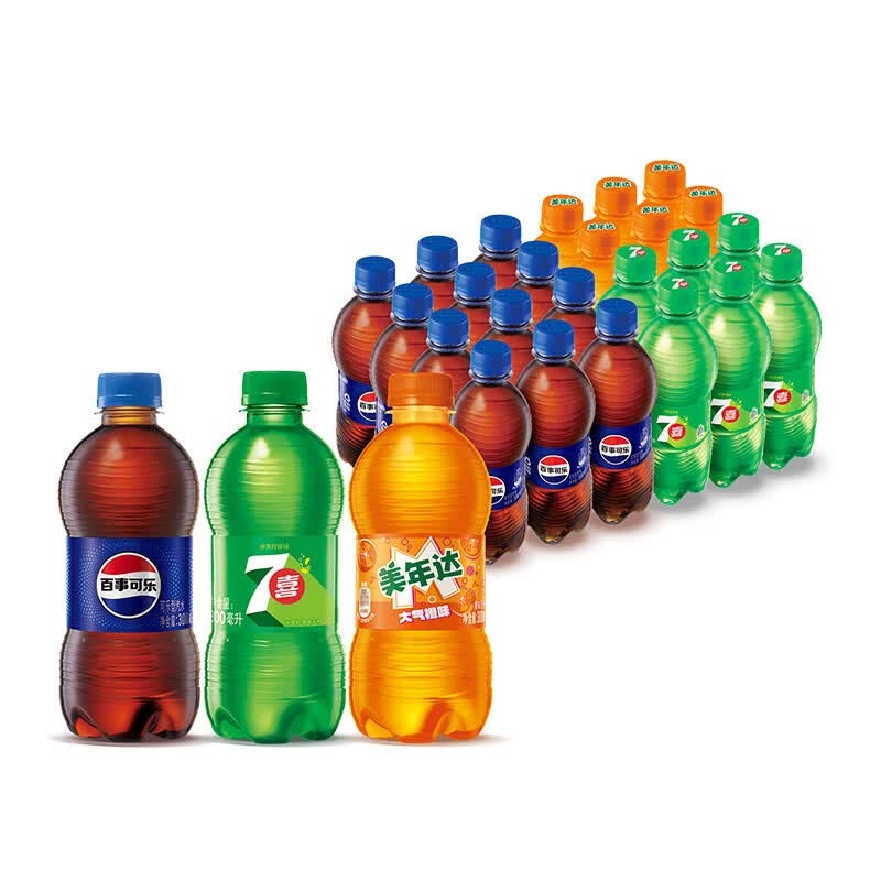 百事可乐Pepsi可乐*12+7喜*6+美年达*6碳酸饮料汽水300ml*24包装随机 23.9元 - 86线报 百事可乐Pepsi可乐*12+7喜*6+美年达*6碳酸饮料汽水300ml*24包装随机 23.9元 - 86线报