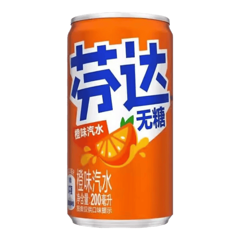 可口可乐无糖芬达橙味罐装200ml×12 17.9元 - 86线报 可口可乐无糖芬达橙味罐装200ml×12 17.9元 - 86线报