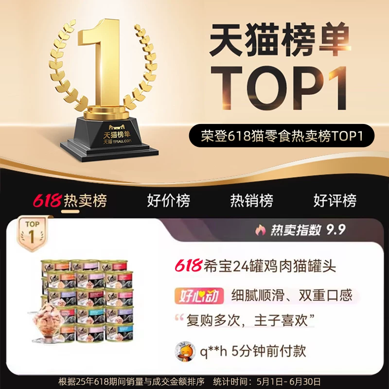 希宝金罐24罐进口猫罐头猫咪零食成猫营养搭配主食整箱 55.93元 - 86线报