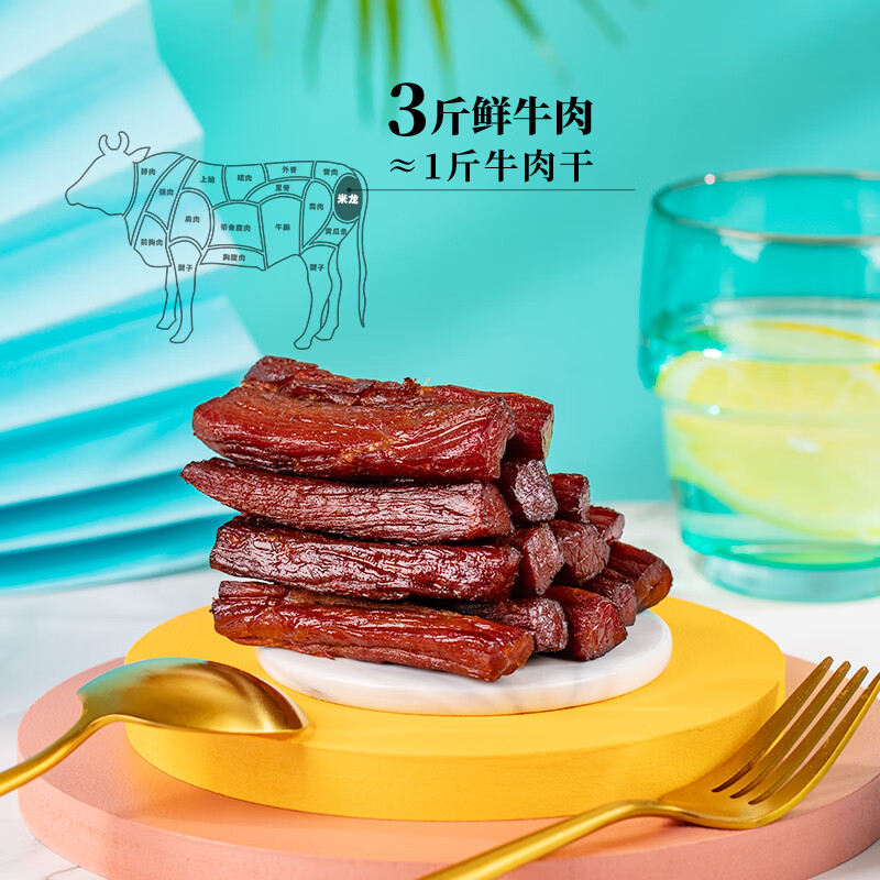 1号牧场风干牛肉原味300g 拍2件 34.5元 - 清风线报