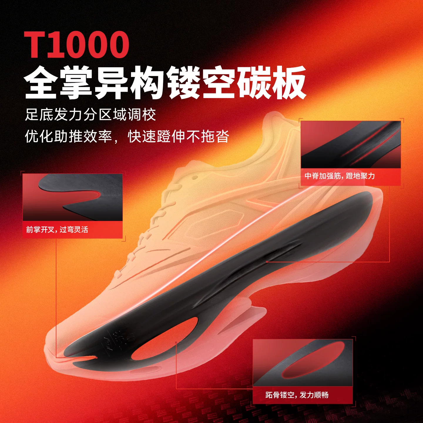 TANSHEZHE弹射者创跑-破纪录马拉松专业竞速碳板缓震跑鞋 539元 - 86线报