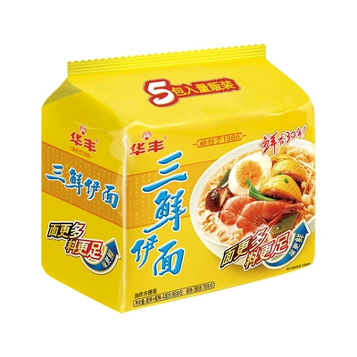 华丰三鲜伊面78g×5包 7.99元 - 86线报