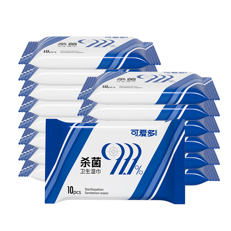 可爱多消毒湿巾10片/包 无酒精99.9%杀菌 儿童上学专用 0.4元 - 86线报 可爱多消毒湿巾10片/包 无酒精99.9%杀菌 儿童上学专用 0.4元 - 86线报