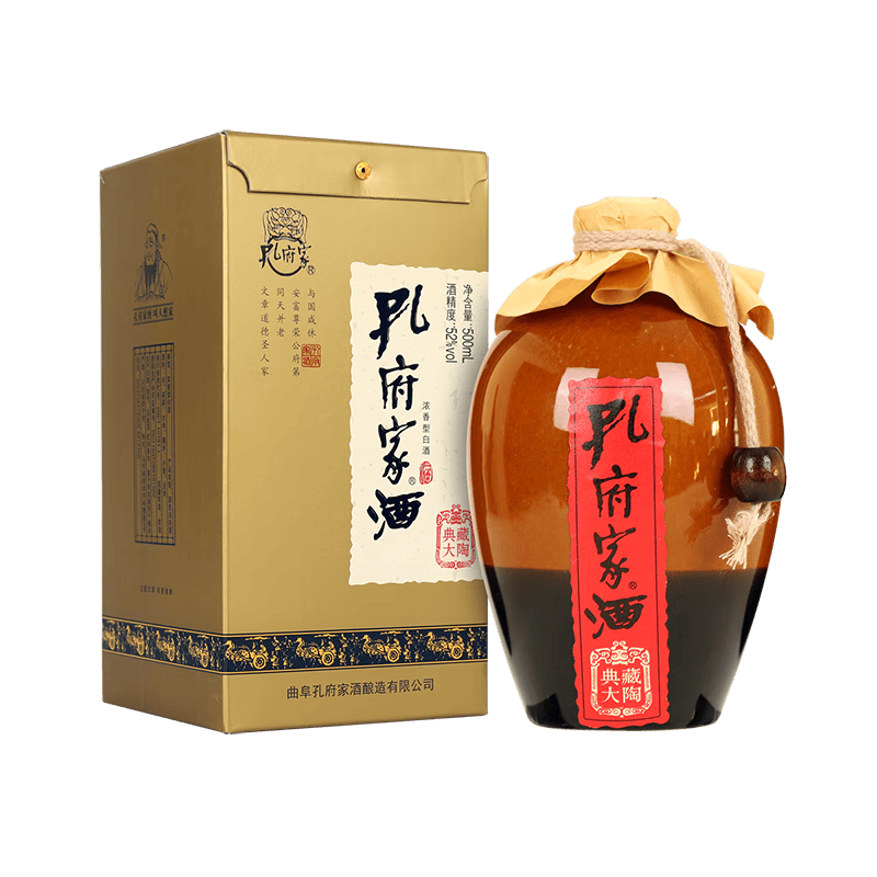 孔府家典藏大陶52°浓香型1瓶500ml 29.9元 - 86线报