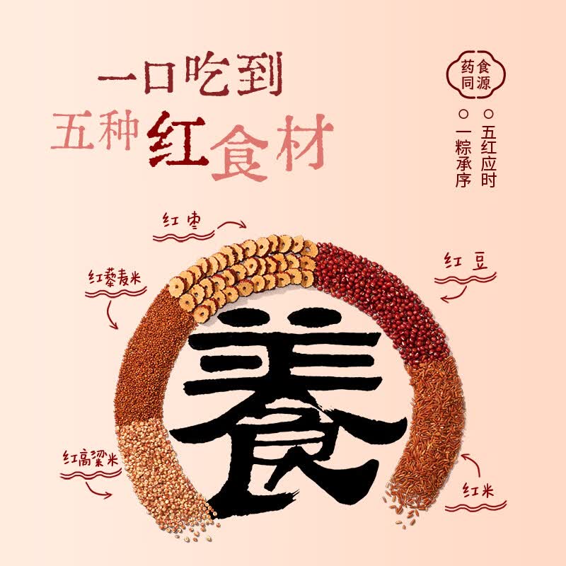 思念礼盒粽杂粮粽五红蜜枣粽2袋+猪肉粽2袋共800g8个 39.8元 - 线报酷