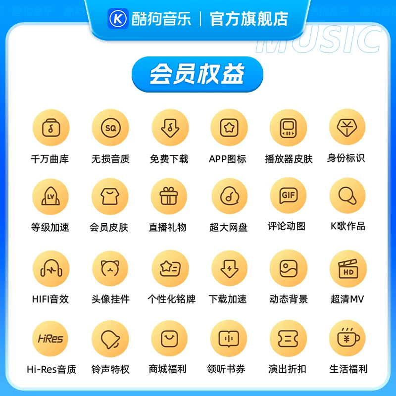 酷狗音乐豪华VIP会员12个月年卡直充到账372天 120元 - 86线报