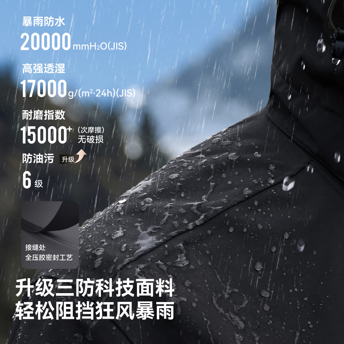 伯希和经典山野2.0男子三合一冲锋衣 439.5元 - 86线报