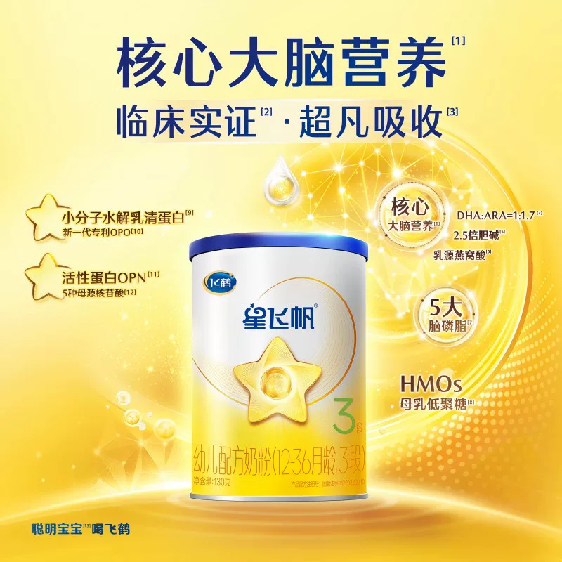 飞鹤婴幼儿配方牛奶粉130g 17.9元 - 线报酷