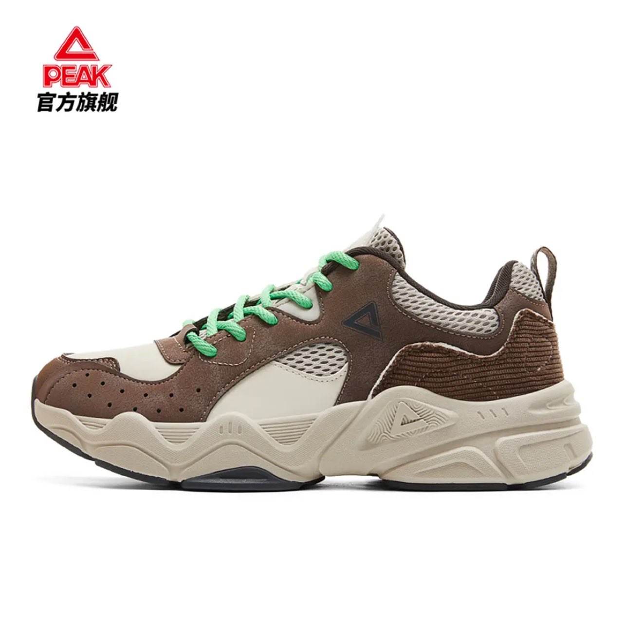 匹克态极复古老爹鞋男厚底增高休闲运动鞋咖啡/米黄42 99元 - 86线报 匹克态极复古老爹鞋男厚底增高休闲运动鞋咖啡/米黄42 99元 - 86线报