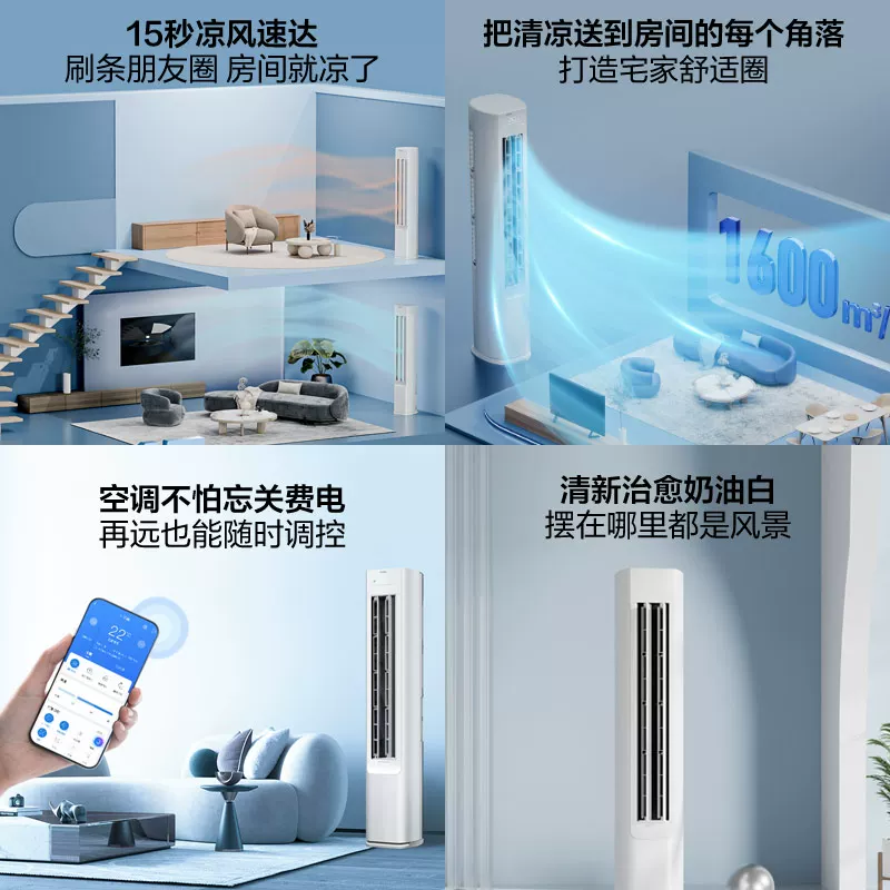 海尔小红花系列LW/E1-1新一级能效立柜式空调 2889.15元 - 线报酷