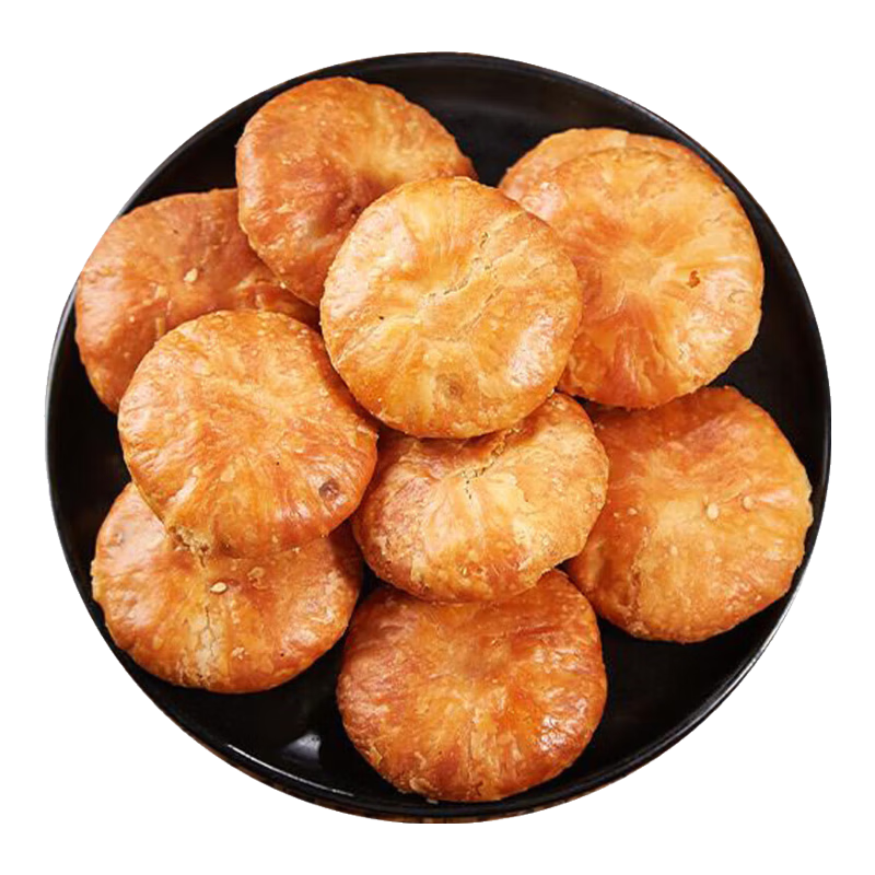 黄山烧饼安徽特产原味140g×1袋（16个） 2.99元 - 美泡泡