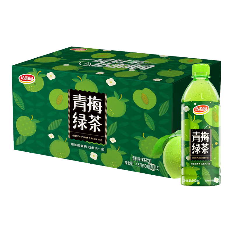 达利园青梅绿茶果汁饮品500ml×15瓶 27.48元 - 86线报