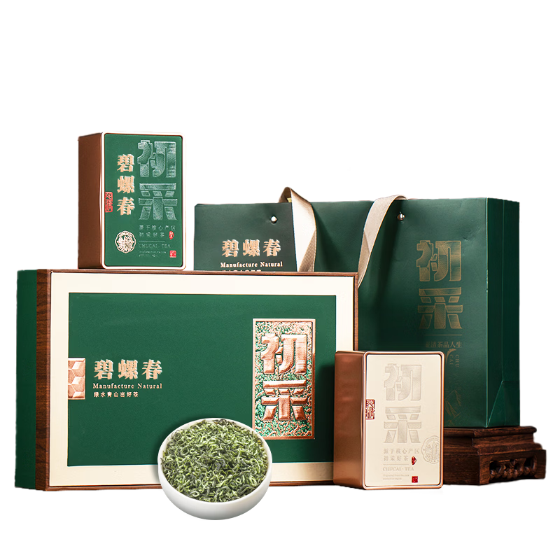 闽大师碧螺春绿茶礼盒250g 59元 - 86线报