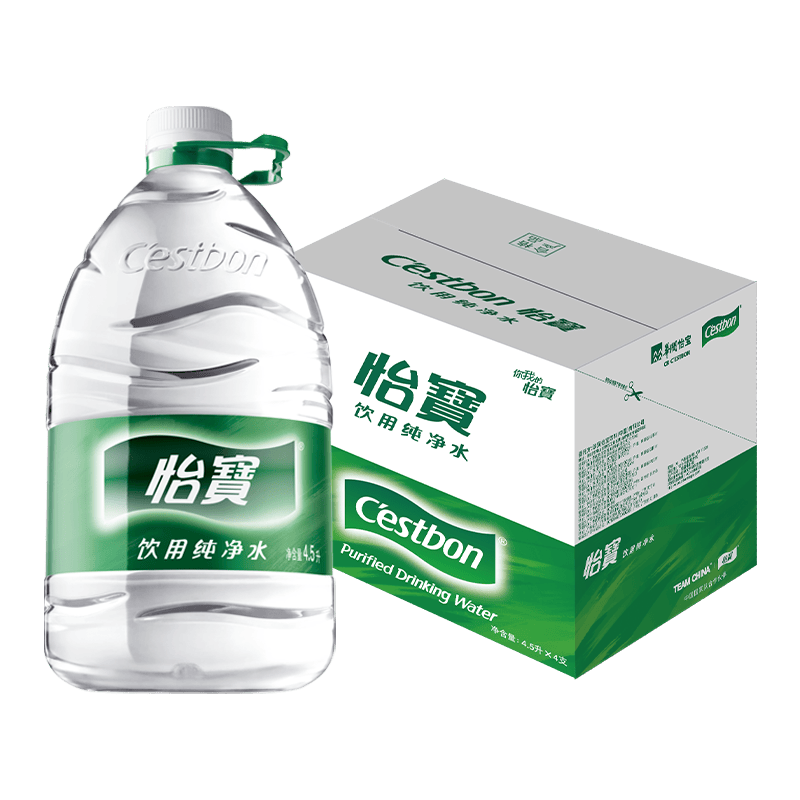 怡宝4.5L桶装饮用水4桶 19.9元 - 线报酷