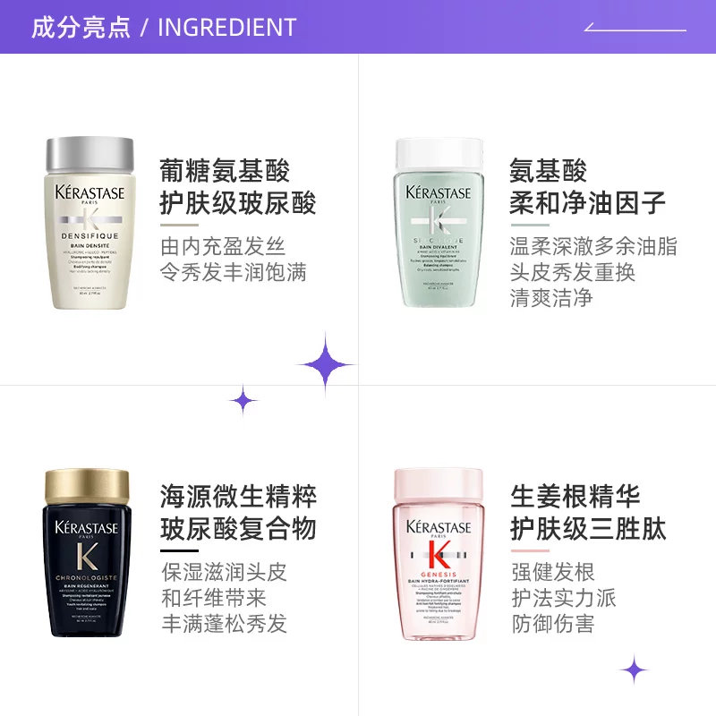 卡诗白金丰盈洗发水80ml 17.8元 - 线报酷