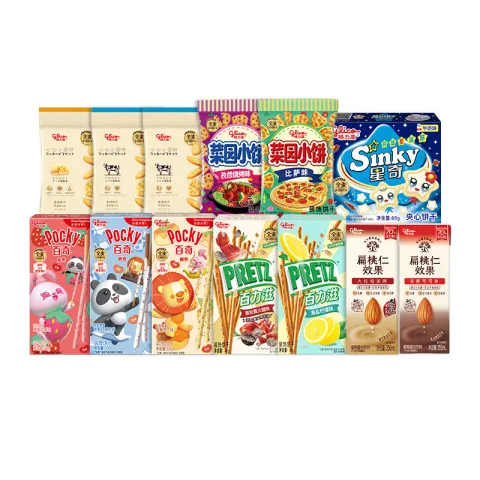 格力高 百奇百醇百力滋零食大礼包 6盒+5袋+2瓶 礼盒装 券后29.9元 图片 2