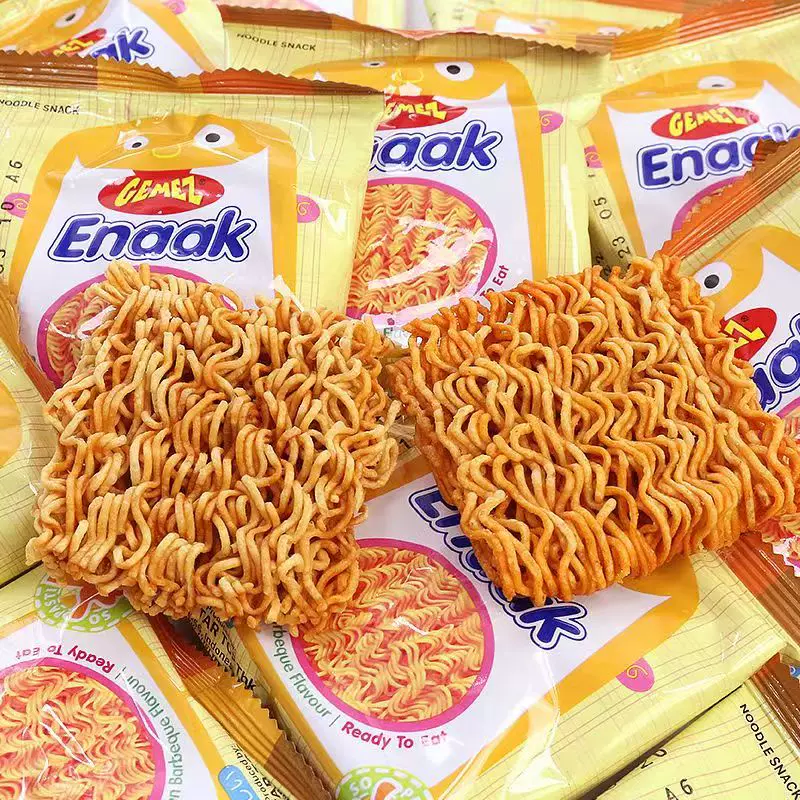 GEMEZ Enaak GEMEZ印尼小鸡干脆面方便面干吃面休闲零食烧烤鸡肉味8包入 11.49元 - 86线报
