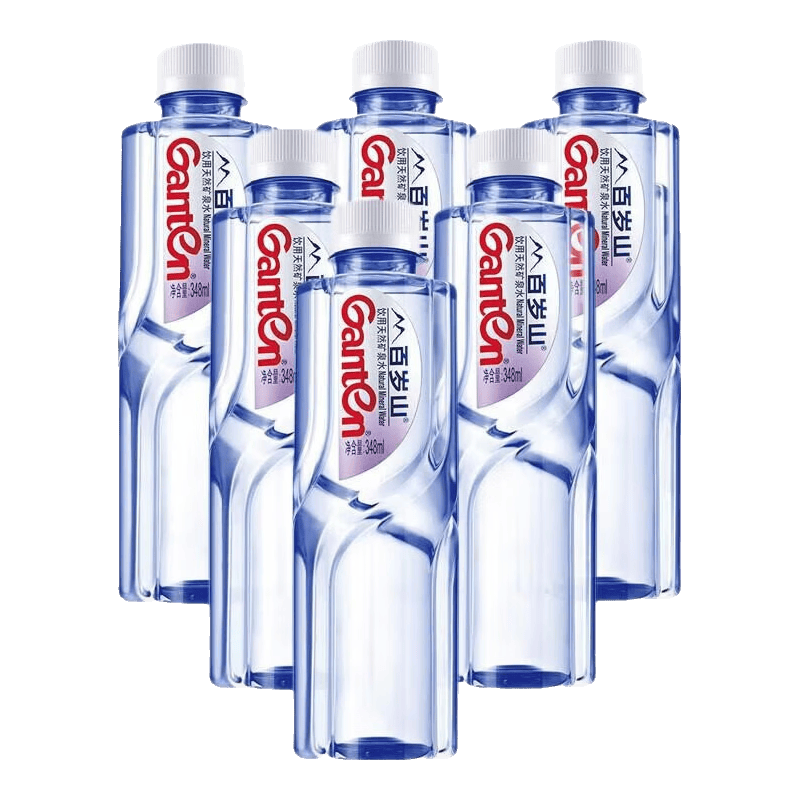 景田饮用天然矿泉水348ml*6瓶 8.78元 - 线报酷
