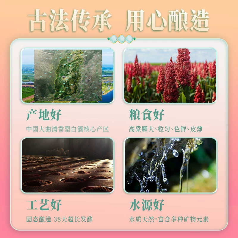 金汾河2号酒样53度清香型白酒475ml单瓶 19.05元 - 线报酷