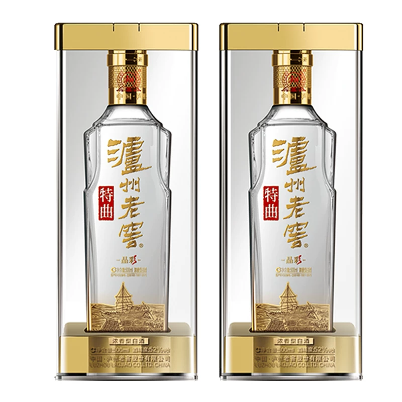 泸州老窖特曲晶彩52度500ml*2瓶双瓶浓香型白酒 354.18元 - 86线报