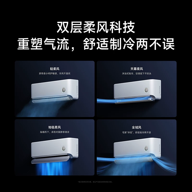 米家KFR-35GW/F3A1一级能效壁挂式空调1.5匹 2104.61元 - 线报酷