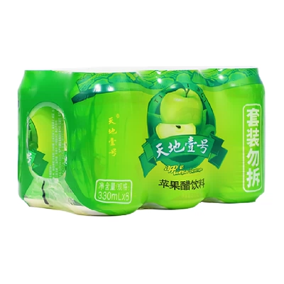 天地壹号苹果醋饮料330ml×6罐经典绿罐 16.68元 - 86线报