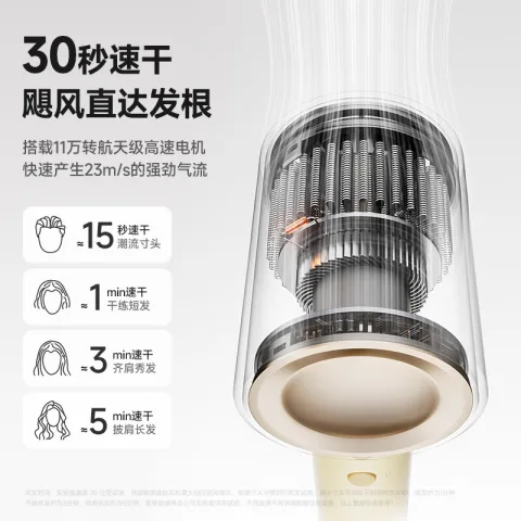 康佳 风叙 D4 电吹风 樱柔粉 券后39元 图片 2