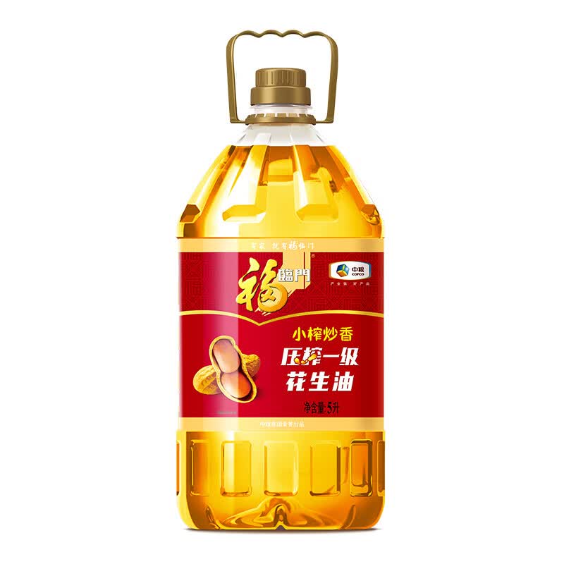 福临门浓香压榨一级花生油5L 68.17元 - 86线报