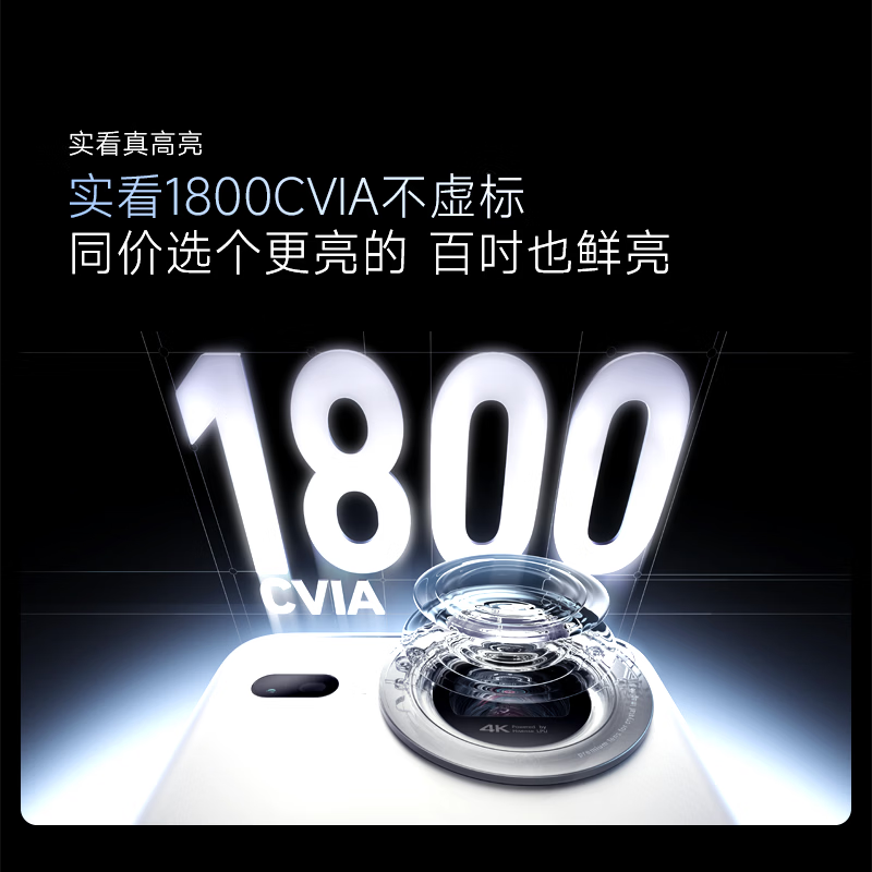Vidda M2Pro 旗舰款 三色激光 4K超清 太空银 3230.61元 - 线报酷