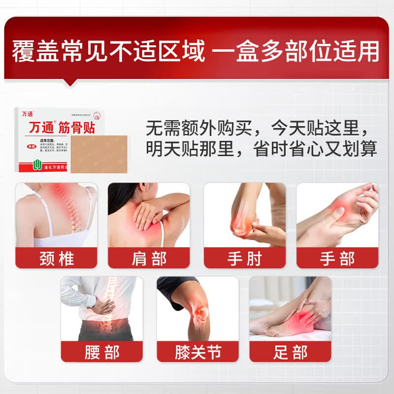 万通筋骨贴1盒10贴 12.5元 - 86线报