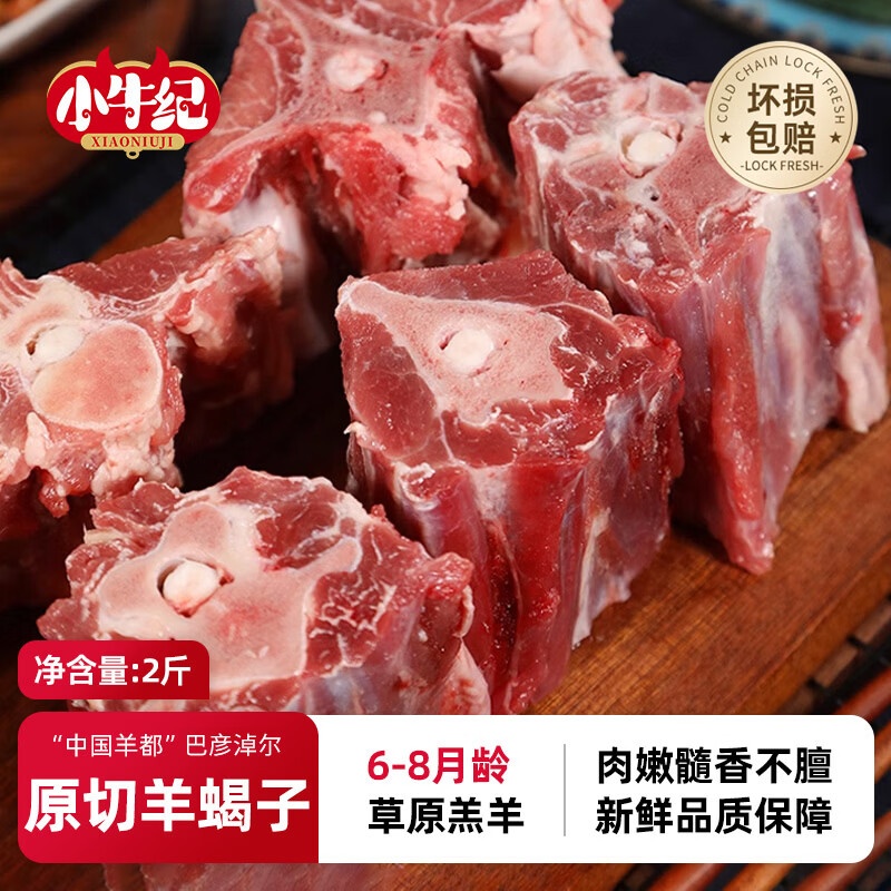 小牛纪国产新鲜羊蝎子2斤羊肉羊脊骨带肉带髓火锅食材源头直发原切羊脊骨2斤 41.9元 - 线报酷