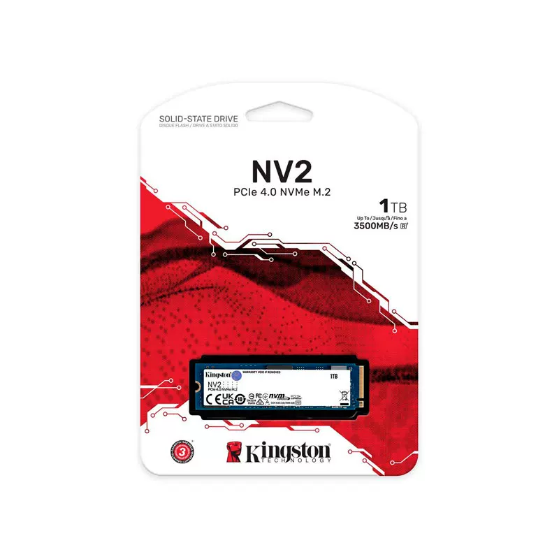 金士顿 NV2系列 SNV2S NVMe M.2固态硬盘 639元 - 线报酷