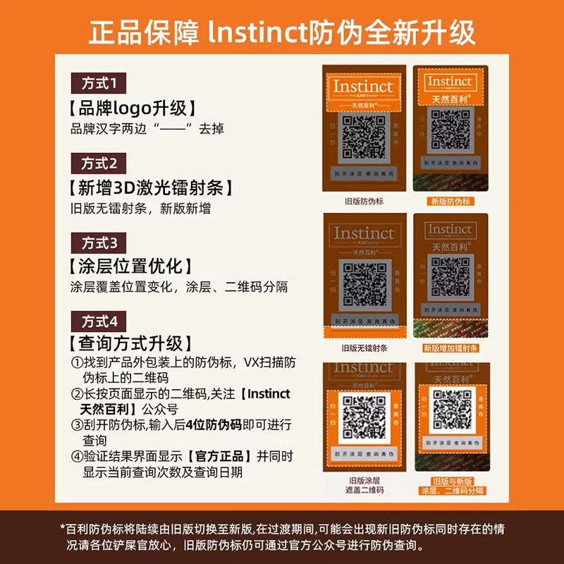 Instinct天然百利猫粮美国进口优质高蛋白质鸡肉全猫粮4/10磅 275元 - 86线报