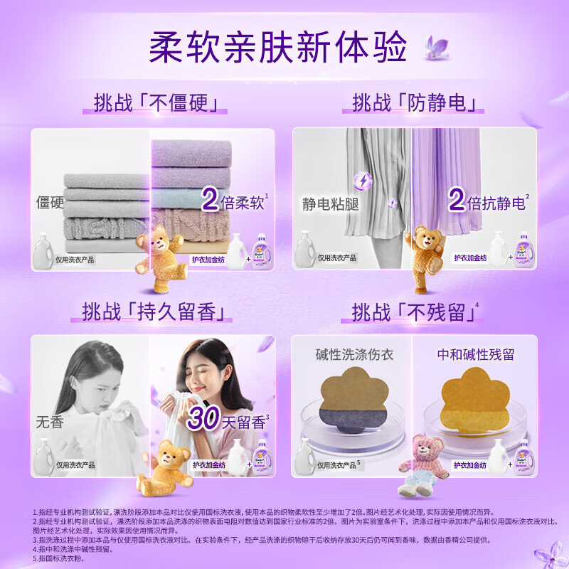 Comfort经典薰衣草衣物护理剂柔顺剂860g*3袋 15.9元 - 86线报