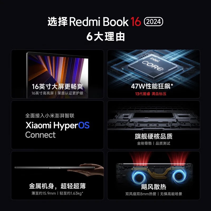 小米Redmi Book 16i5-13420H/16G/512G 3509.1元 - 86线报